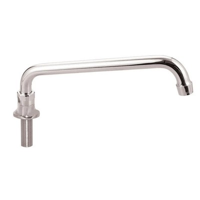 BK Resources BKF-DMB-12-G Deck Mount Faucet Base w/ 12'' Swing-swivel Spout