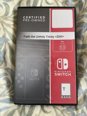 Faith The Unholy Trinity, Nintendo Switch, USA ESRB Fangamer