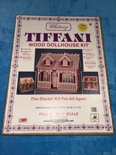 Vintage Whitney Tiffani Wood Dollhouse Made in USA 1" to 1' Scale Radmark NIB