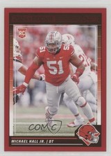 2024 Score Rookies Red Michael Hall Jr #363 1g2v