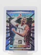 VICTOR WEMBANYAMA 2023-24 DONRUSS OPTIC MY HOUSE HOLO PRIZM ROOKIE SPURS Q2060
