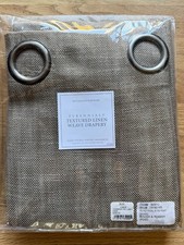 Restoration Hardware - Perennials Textured Linen Weave Drapery 50"x96" NIB
