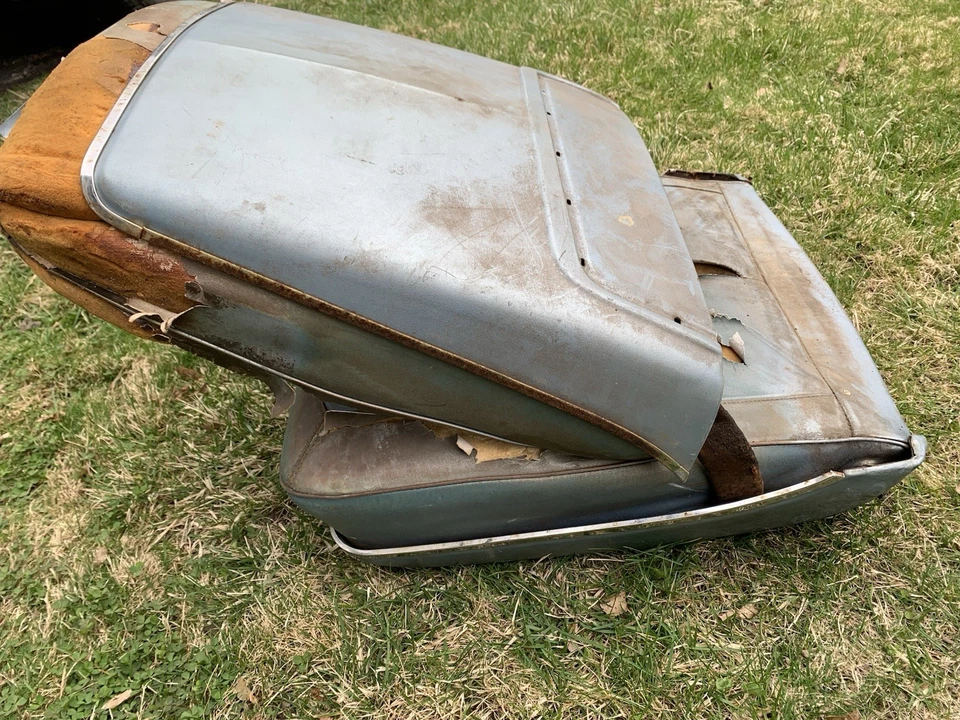 1966 Mopar A 车身座椅核心带轨道。 Plymouth Valiant 道奇飞镖梭子鱼 — 第 3/4 张图片