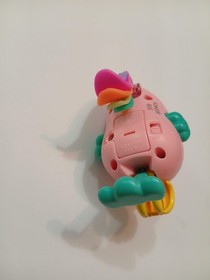 Hatchimals Interactive Pink Bird Toy Rainbow Hair Light Up Clip On Kids Figure