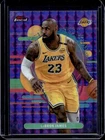 2025-26 Topps Finest LeBron James Uncommon Purple Geometric Refractor #/75