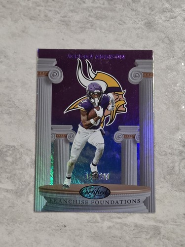 Jordan Addison 2025 Panini Certified Franchise Foundations Purple /299. Vikings