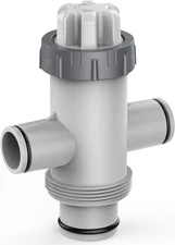 Pool Fittings Dual Split Hose Plunger Valve, Pool Parts Replacement Shut-Off Val