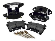 Wilwood D154 Rear Caliper Kit - Black 1.12 1.12in Piston 1.04in Rotor