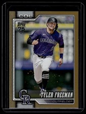 2026 Topps #199 Tyler Freeman Gold #/2026