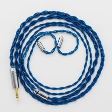 SoundsGood Chrysocolla Cable Silver-Plated OCC OFC MMCX 3.5mm SE215 SE535 SE846