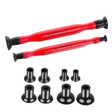 BILITOOLS 2PCS Valve Lapping Kit with 8 Suction Plates 4 Size, Valve 2pcs