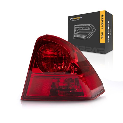 For Honda Civic 2003 2004 2005 Tail Light Passenger Side Outer Halogen Red Lens