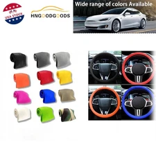 Auto Car Silicone Steering Wheel Cover Non-Slip Grip Universal For 13"-16.5"inch