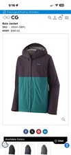 New Patagonia Mens XLG Torrentshell 3L Rain Jacket Plum / Teal Vented Hooded