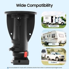 12-16 Height 5th Wheel To Gooseneck Adapter Hitch For Rv Trailer C5g1216