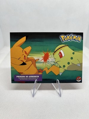 Pokémon Cards Top Johto Attack A-20  Pikachu Vs Chikorita 
