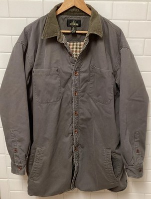 Men RedHead Chore Jacket 2XL Barn Work Utility Coat Corduroy Collar Heavy Cotton