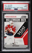 2011 Score Millennium Men Red Zone Tom Brady #18 0a9
