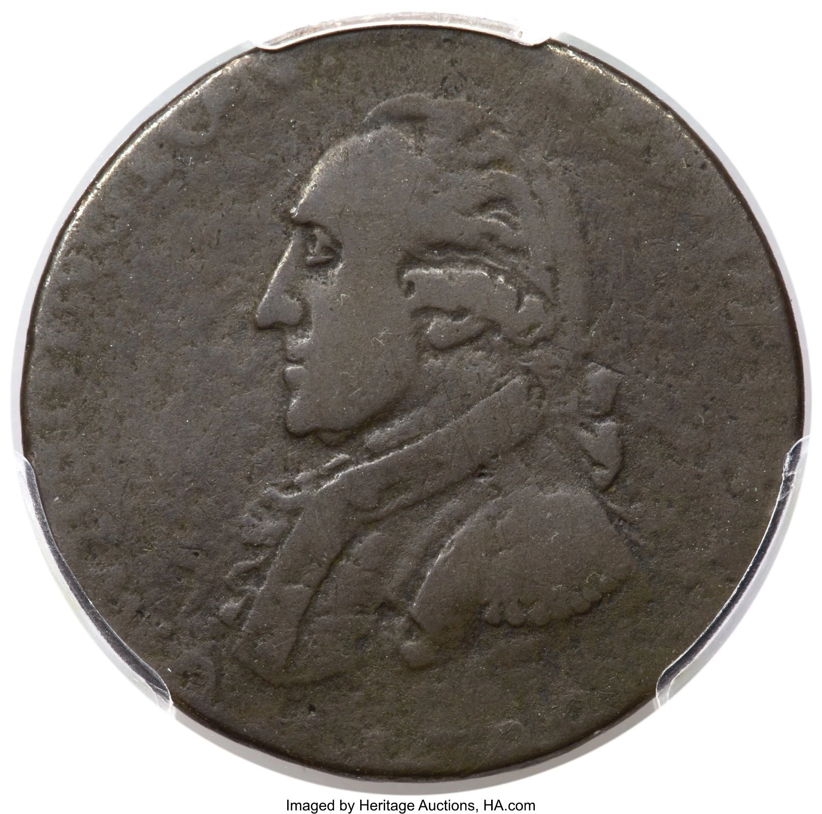 1792 Washington Getz Copper Pattern PCGS VG10 Small Eagle Plain Edge R5+