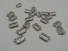Tibetan Silver Beads, Qty 40 Silver, Plated, 5.5x3mm, Hole 1mm