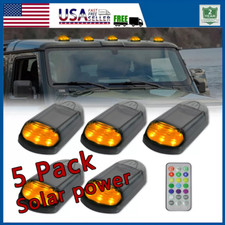 Solar Powered LED Cab Lights Wireless 5 LED R...