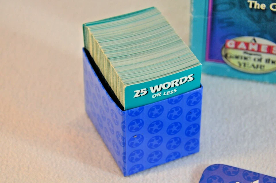 25 Words or Less Board Game Winning Moves Missing Sand Timer and Directions - Image 4 of 4