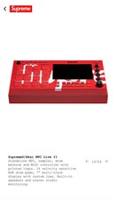 Supreme Akai Mpc Live Ii (red) Ss21