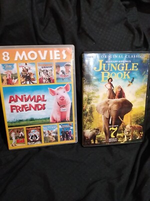Movies Galore! 2 DVDs With 15 Movies! Used Family And Kids