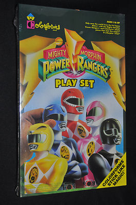 Power Rangers Colorform Mighty Morphin Power Rangers Colorform Play Set - Colorforms (1993) ITB ...