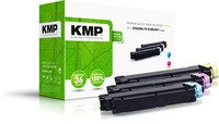 Kmp Multipack K-T74CMY Cyan, Magenta, Gelb Tonerkartusche Ersetzt Kyocera Ecosys