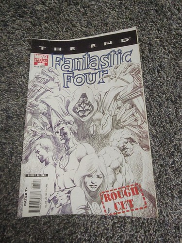 Fantastic Four The End 1 Special Edition Black & White Variant Alan Davis Jan 07
