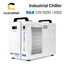 Cloudray S&A Industrial Water Chiller 110V/220V CW5200 5202 Water Cooling System