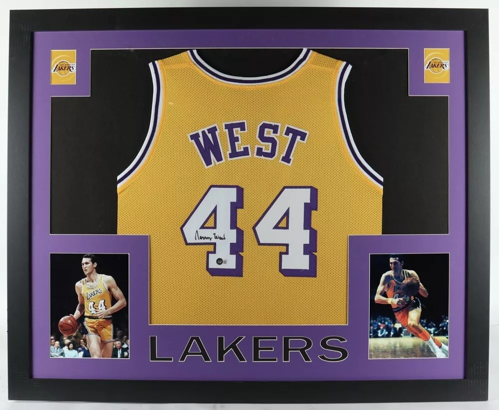 Jerry West Autographed Los Angeles Custom Jersey