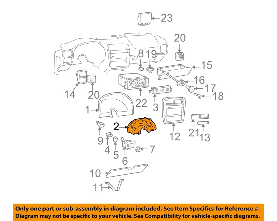 Used Speedometer Gauge fits: 1997 Chevrolet Camaro 6-231 3.8L cluster Grade A - Image 3 of 4