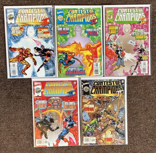 Contest Of Champions II #1,2,3,4,5 Marvel Claremont Complete Set - Picture 1 of 1