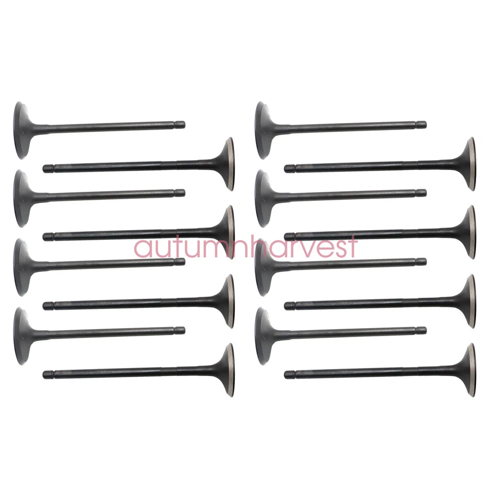 Комплект из 8 выпускных клапанов + 8 впускных клапанов для 09–17 Lexus Scion 2,5 л 2,7 л DOHC 16 В - Изображение 4 из 4