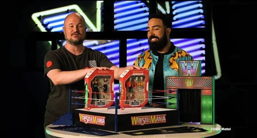Mattel WWE New Generation Figure Scale Ring Set Ultimate Diesel