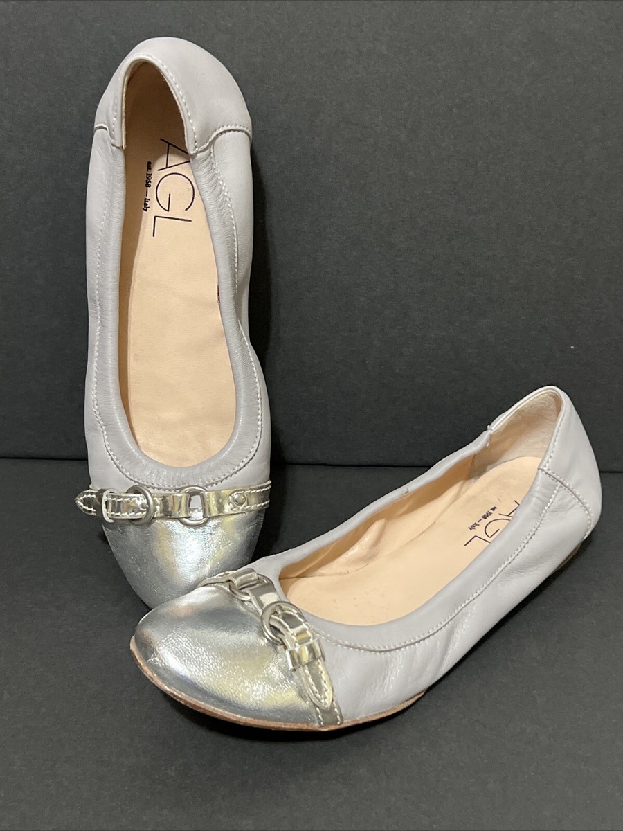 Monika Ballet Agl Cap Toe Ballet Flat AGL Italy Women's Monika