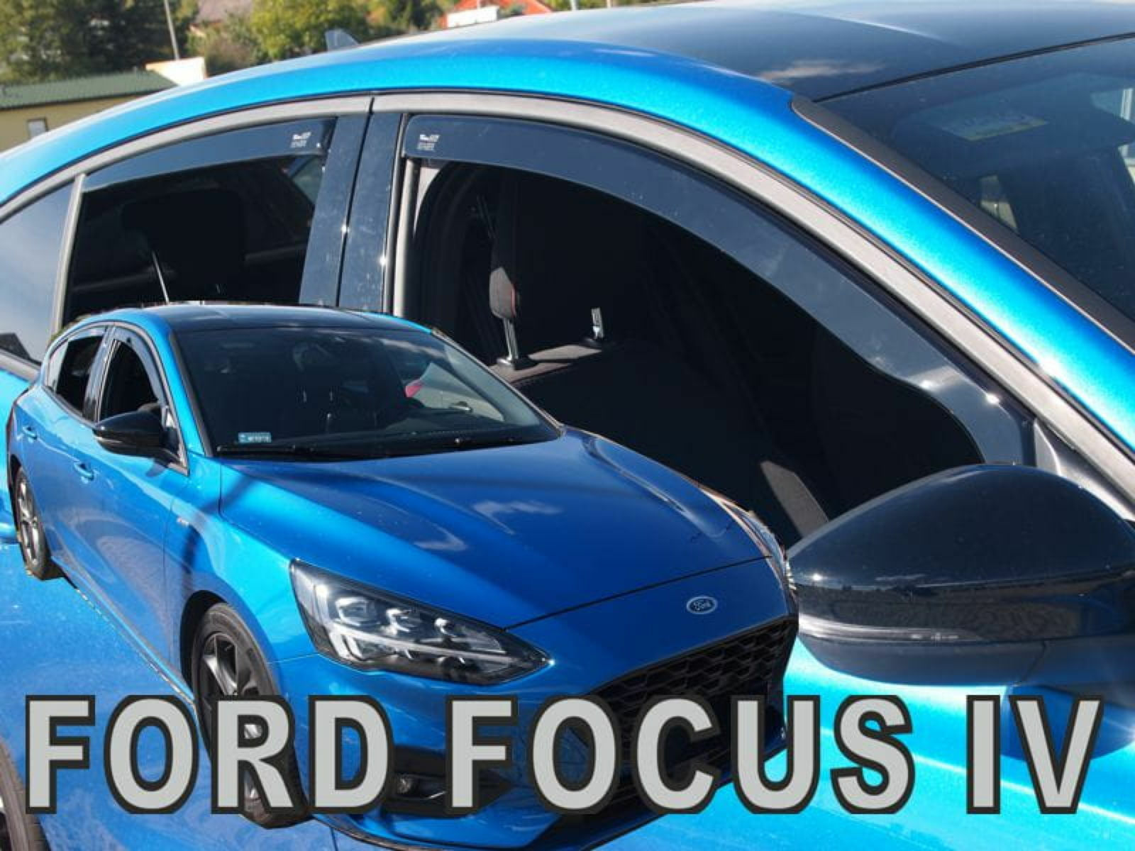 Déflecteurs de vent Ford Focus 4 pour rouler vitres ouvertes sous la pluie en voyage