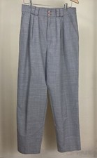 Fundamental Things Women  s 12 Vintage Pleated Pants Gray        5018