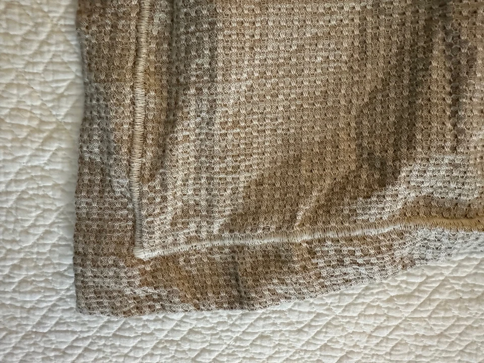 MODERNE Noble Excellence бежевый хлопковый льняной текстурированный KING sham - Изображение 2 из 4