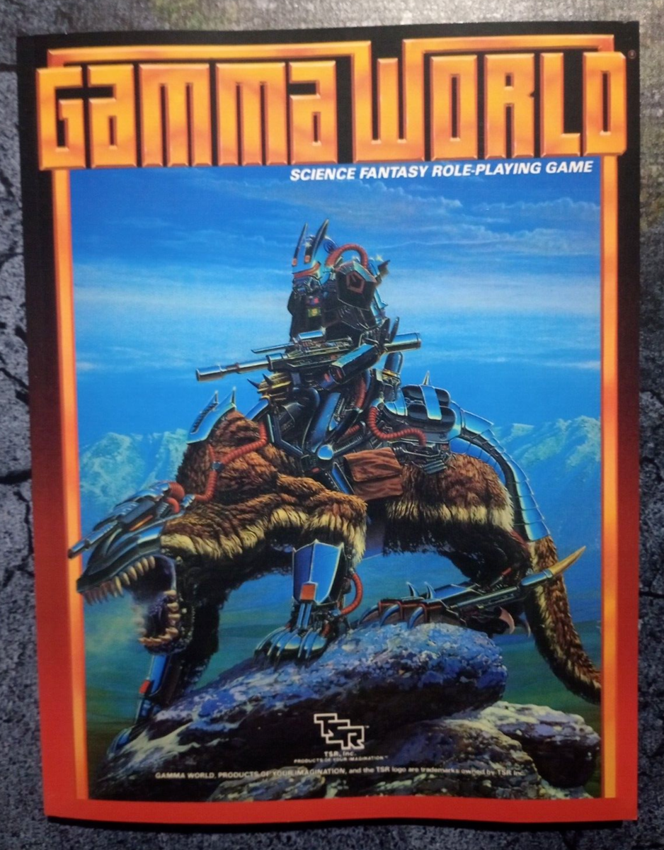 Gamma World 3rd Edition TSR WOTC Science Fiction RPG Traveller