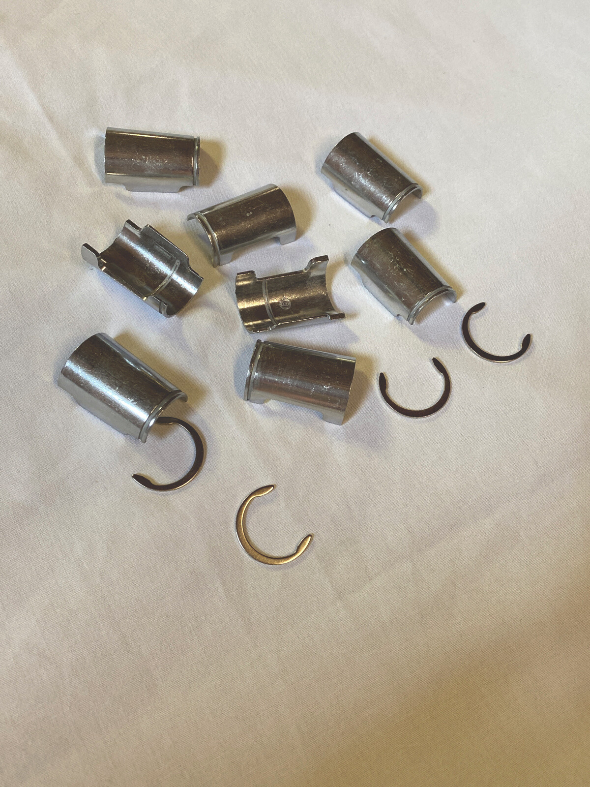 Nexel Aluminum Baker Rack Shelf Tube Clips With Retaining Rings eBay