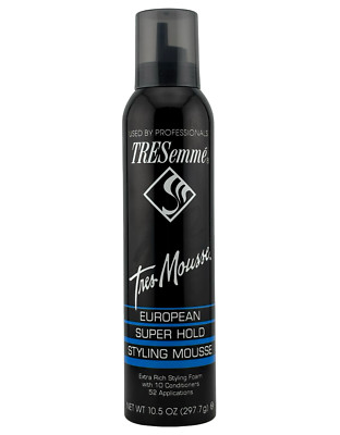 Tresemme Mousse European Super Hold Extra Rich Styling Foam 10.5oz OLD Formula