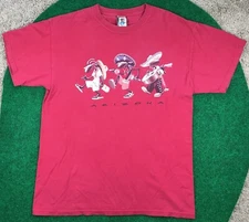 Vintage The Duck Company Arizona Men's M Red Short Sleeve T-Shirt Lizard Print