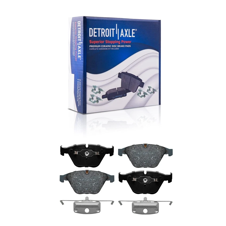 Rotores perforados delanteros y traseros pastillas de freno pinzas soporte para BMW 328i xDrive X1 Foto 4 de 4