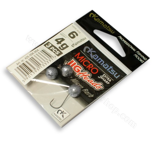 Double Micro Barb Jig Heads size 6 LRF Drop Shot Soft Lure Perch