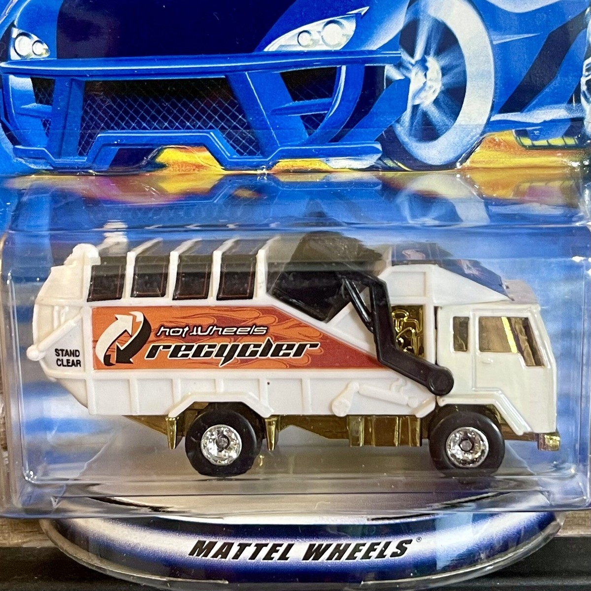 Hot Wheels Final Run Retiring Model Garbage Truck #8/12 White