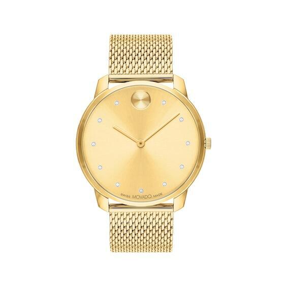 新品 MOVADO BOLD ゴールド メッシュベルト 腕時計 3600833 Movado Men's Bold Gold Dial Watch - 3600903 for sale online | eBay