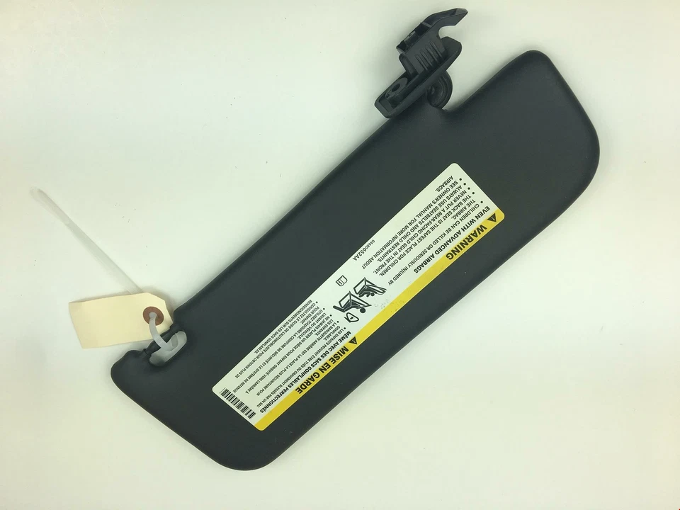 2012-2017 Fiat 500 Sun Visor Sunshade Driver Left Side Sun Visors Black OEM - Image 3 of 4